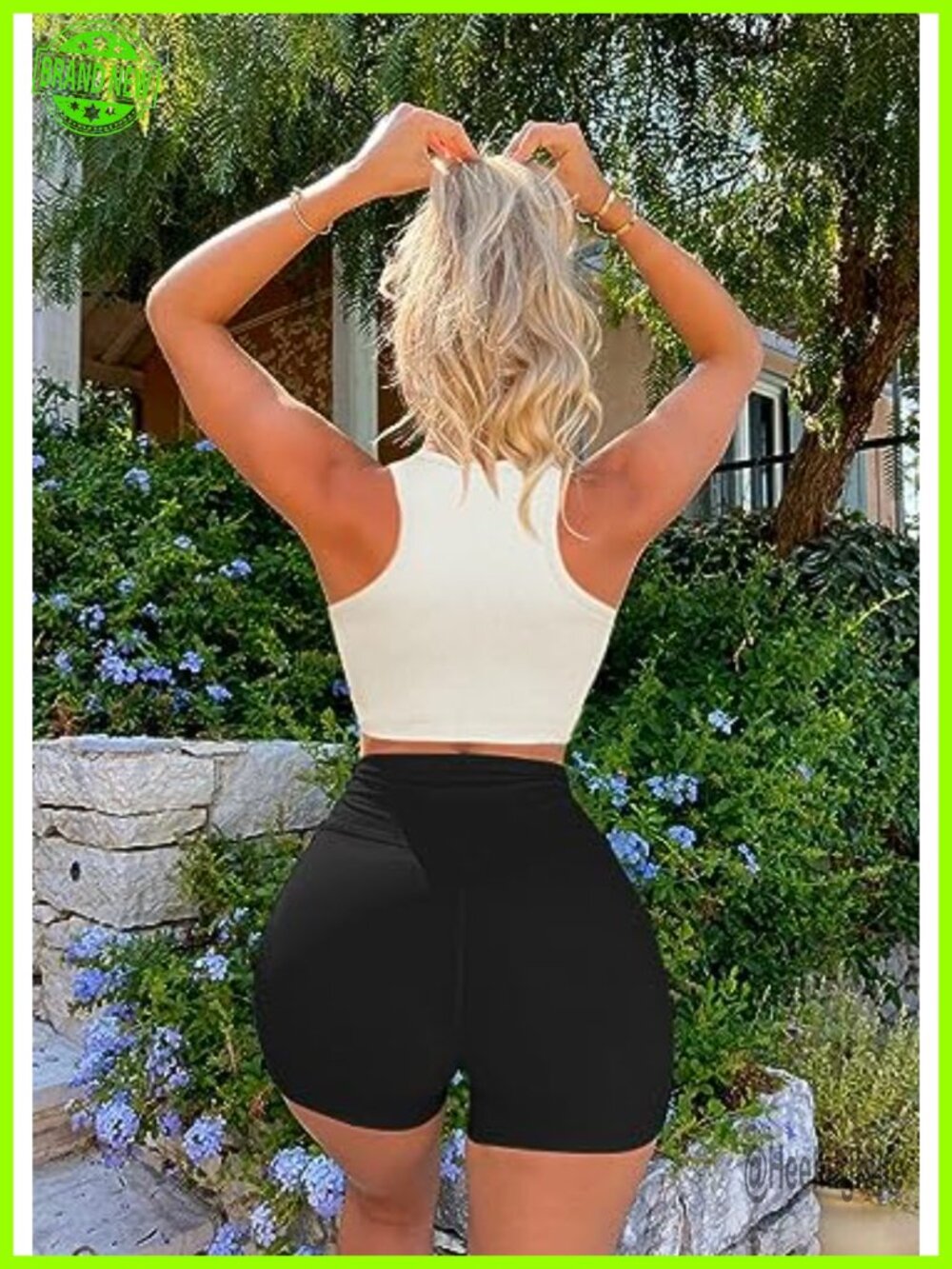 3 Pack Crop Tank Tops Seamless Ribbed High Neck Racerback Yoga Gym Workout - Picture 6 of 7